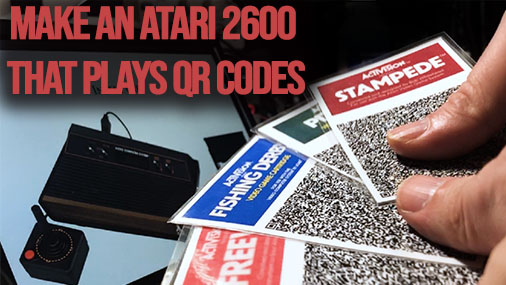 PaperCart – Make an Atari 2600 that plays QR codes