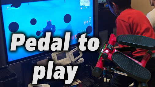 Spawning annoying black holes in Fortnite to force a kid to exercise Spawning annoying black holes in Fortnite to force a kid to exercise
